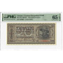 Ukraine 20 Karbowanez 1942, PMG 65 EPQ, „Deutsche Besatzung WWII“ Pick# 53