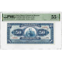 Peru 50 Soles de Oro 1965, PMG 55 EPQ, „Banco Central de Reserva“ Pick# 89a