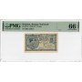 Belgien 1 Franc 1920-22, PMG 66 EPQ, "Banque Nationale" Pick# 92