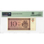 Slovakia 10 Korun 1943,  PMG 64 EPQ SPECIMEN, "National Bank" Pick# 6s