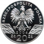 Polen 20 Złotych 2004, PROOF, "Tiere der Welt - Schweinswal"