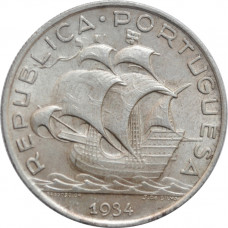 Portugal 10 Escudos 1934, UNC, "Portugiesische Republik (1911 - 1969)"