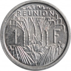 Reunion 1 franc 1948, BU, "Overseas department of France (1945 - 1973)"