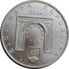 Slovakia 200 korun 2004, BU, "Joining the EC"