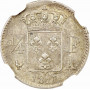 Frankreich 1/4 Franken 1817 A, NGC MS63, "König Ludwig XVIII (1815 - 1824)"