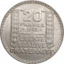 Frankreich 20 Franken 1933 (ll), NGC MS63, "Dritte Republik (1870 - 1941)"