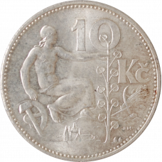 Czechoslovakia 10 korun 1931, UNC, "First Republic (1919 - 1938)"