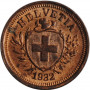 Switzerland 1 rappen 1931 B, UNC, "Confoederatio Helvetica (1917 - 1967)"