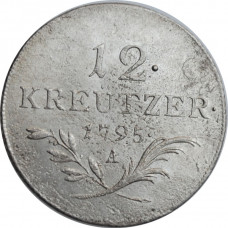 Austria 12 kreuzer 1795 A, AU, "Emperor Franz II (1792 - 1835)"