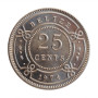 Belize 25 cents 1974, BU, "Queen Elizabeth II (1973 - 2016)"