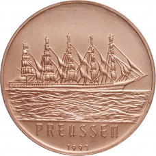 Benin 200 francs 1993, BU, "Sailing Ship "Preußen"