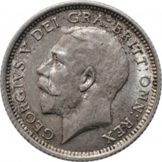 Great Britain 6 pence 1925, AU, "King George V (1910 - 1936)"