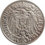 Germany 25 pfennig 1911 D, XF, "German Empire (1871 - 1922)"