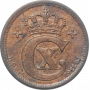 Denmark 1 ore 1922 HCN, UNC, "King Christian X (1912 - 1947)"