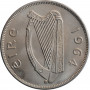 Ireland 1/2 crown 1964, BU, "Republic of Ireland (Éire) (1939 - 1969)"