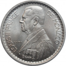 Monaco 10 francs 1946, BU, "Prince Louis II (1922 - 1949)"