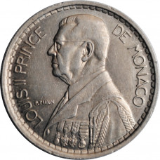 Monaco 20 francs 1947, UNC, "Prince Louis II (1922 - 1949)"