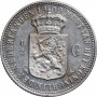 Netherlands 1/2 gulden 1909, AU, "Queen Wilhelmina (1890 - 1948)"