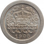 Niederlande 5 Cent 1908, BU, "Königin Wilhelmina (1890 - 1948)"