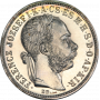 Ungarn 1 Forint 1892 KB, PCGS PR67 Restrike, "Kaizer Franz Joseph I (1848 - 1916)"