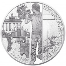 Austria 20 euro 2014, PROOF, "25th Anniversary - Revolutions of 1989"