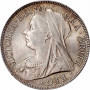 Grossbritannien 1/2 Krone 1897, PCGS MS64, "Königin Victoria (1838 - 1901)"