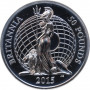 Great Britain 50 pounds 2015, NGC MS69 DPL, "Standing Britannia"