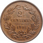 Luxembourg 2 1/2 centimes 1908, NGC MS64 RB, "Duchy of Luxembourg (1854 - 1917)"