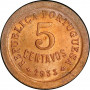 Guinea-Bissau 5 centavos 1933, PCGS MS64 RB, "Portuguese Colony (1933 - 1974)"