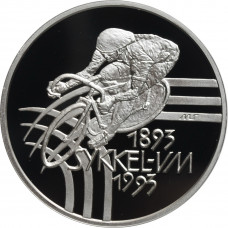 Норвегия 100 крон 1993 г., PROOF, "Чемпионат мира по велоспорту"