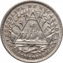 Nicaragua 10 centavos 1887 H, AU, "Peso (1878 - 1899)"