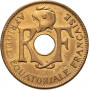 French Equatorial Africa 10 centimes 1943, UNC, "French colony (1942 - 1958)"