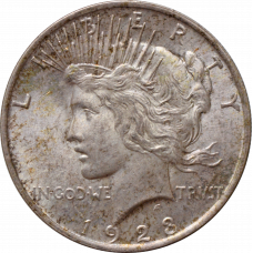 USA 1 dollar 1923, UNC, "Peace Dollar"