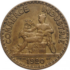 France 2 francs 1920, AU, "Third Republic (1870 - 1941)"