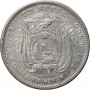 Ecuador 1 Sucre 1889 H, XF-AU, "Republik Ecuador (1872 - 1918)"