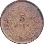 Portugal 5 Reis 1904, XF, "König Karl I (1889 - 1908)"