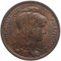 Франция 1 сантим 1904 г., UNC, "Третья Республика (1870 - 1941)"