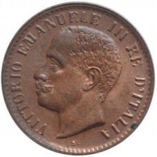 Italy 1 centesimo 1903, UNC, "King Vittorio Emanuele III (1900 - 1946)"