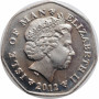 Isle of Man 50 Pence 2012, AU, "Christmas"