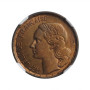 Франция 20 франков 1950 г. B, NGC MS66, "Четвертая Республика (1944 - 1959)" РЕДКАЯ