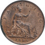 Great Britain 1 farthing 1886, UNC, "Queen Victoria (1838 - 1901)"