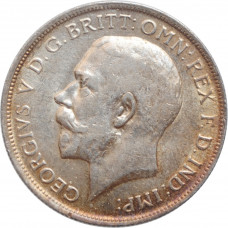 Great Britain 2 shillings (florin) 1916, XF, "King George V (1910 - 1936)"