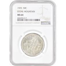 USA half dollar 1925, NGC MS64, "Stone Mountain Memorial"