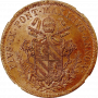 Kirchenstaat 5 Baiocchi 1850 B, NGC MS65 BN, "Papst Pius IX (1846 - 1878)" Top Pop