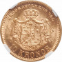 Sweden 10 kronor 1901 EB, NGC MS66, "King Oscar II (1873 - 1907)"