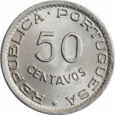 Cape Verde 50 centavos 1949, BU, "Portuguese colony (1914 - 1974)"