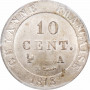 French Guiana 10 centimes 1818 A, PCGS MS63, "French colony (1780 - 1846)"