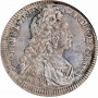 Austria 1/4 thaler 1734 HALL, NGC MS62, "Emperor Charles VI (1711 - 1740)"