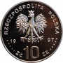 Poland 10 zlotych 1997, PROOF, "200th Anniversary - Birth of Paweł Strzelecki"