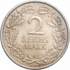 Germany 2 reichsmark 1926 A, UNC, "Weimar Republic (Reichsmark) (1924 - 1938)"